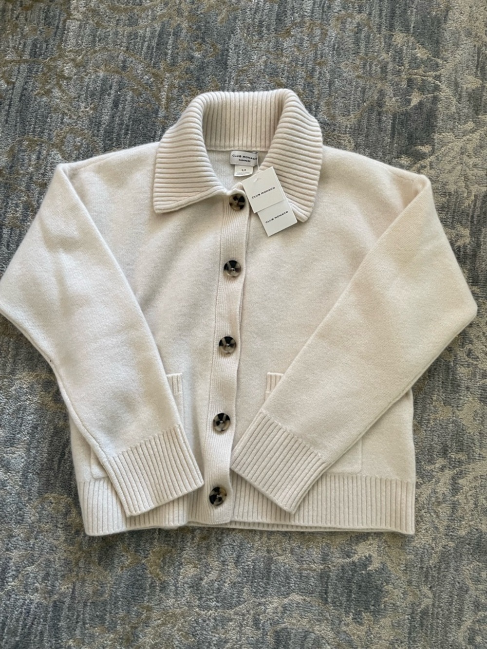 NWT Club Monaco Cashmere Cardigan Sweater
